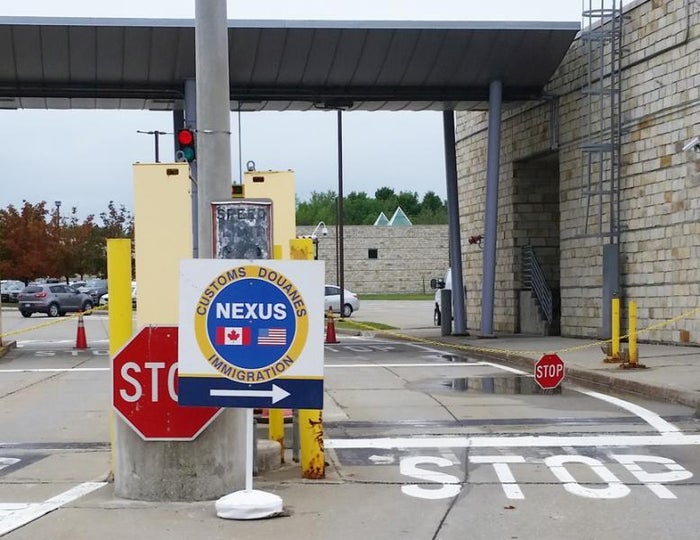 CBP Highgate, Vt., Port of Entry NEXUS lane