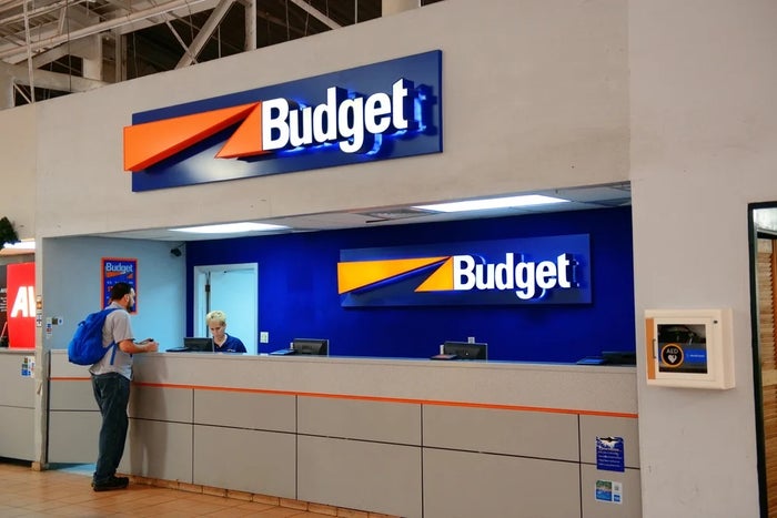 Budget Car Rental Desk Budget Car Rental Desk