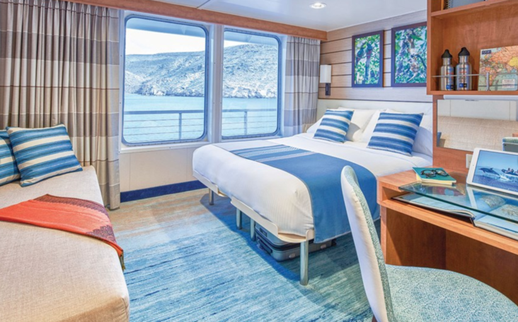 Category 5 cabin on National Geographic Quest and Venture Category 5 cabin on National Geographic Quest and Venture