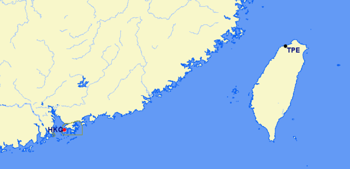 Cathay Pacific and Cathay Dragon hubs and focus cities