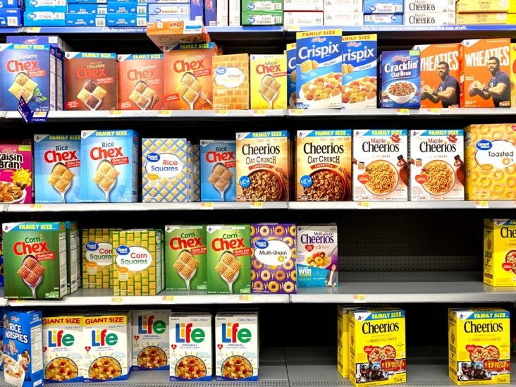 Cereal at Grocery Store Cereal at Grocery Store