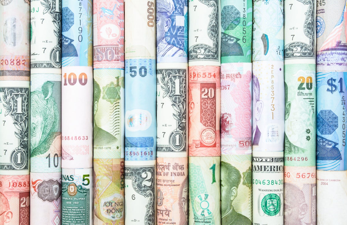Variety of Foreign Currency