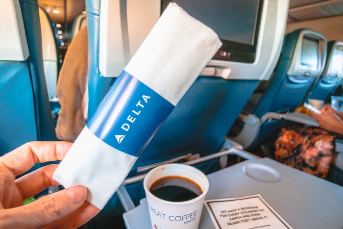Delta Airbus A220 Cutlery from First Class