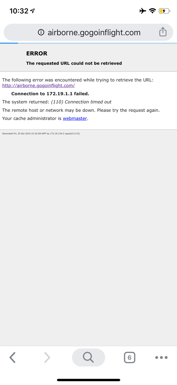 Delta Airbus A220 Wi Fi Page Errors