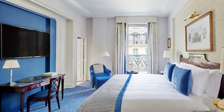 InterContinental Hotels Paris Le Grand Bedroom View InterContinental Hotels Paris Le Grand Bedroom View