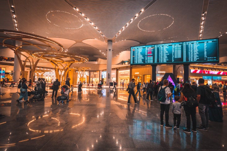 Istanbul New Airport Terminal Main Hall Istanbul New Airport Terminal Main Hall