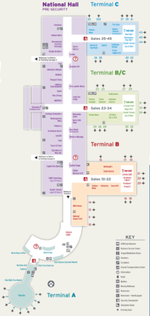 Ronald Reagan Washington National Airport [DCA] Terminal Guide