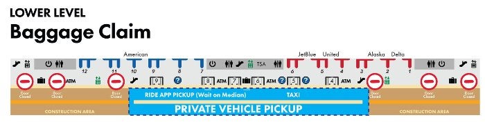 Ronald Reagan Washington National Airport Terminal A B Pick up Ronald Reagan Washington National Airport Terminal A B Pick up