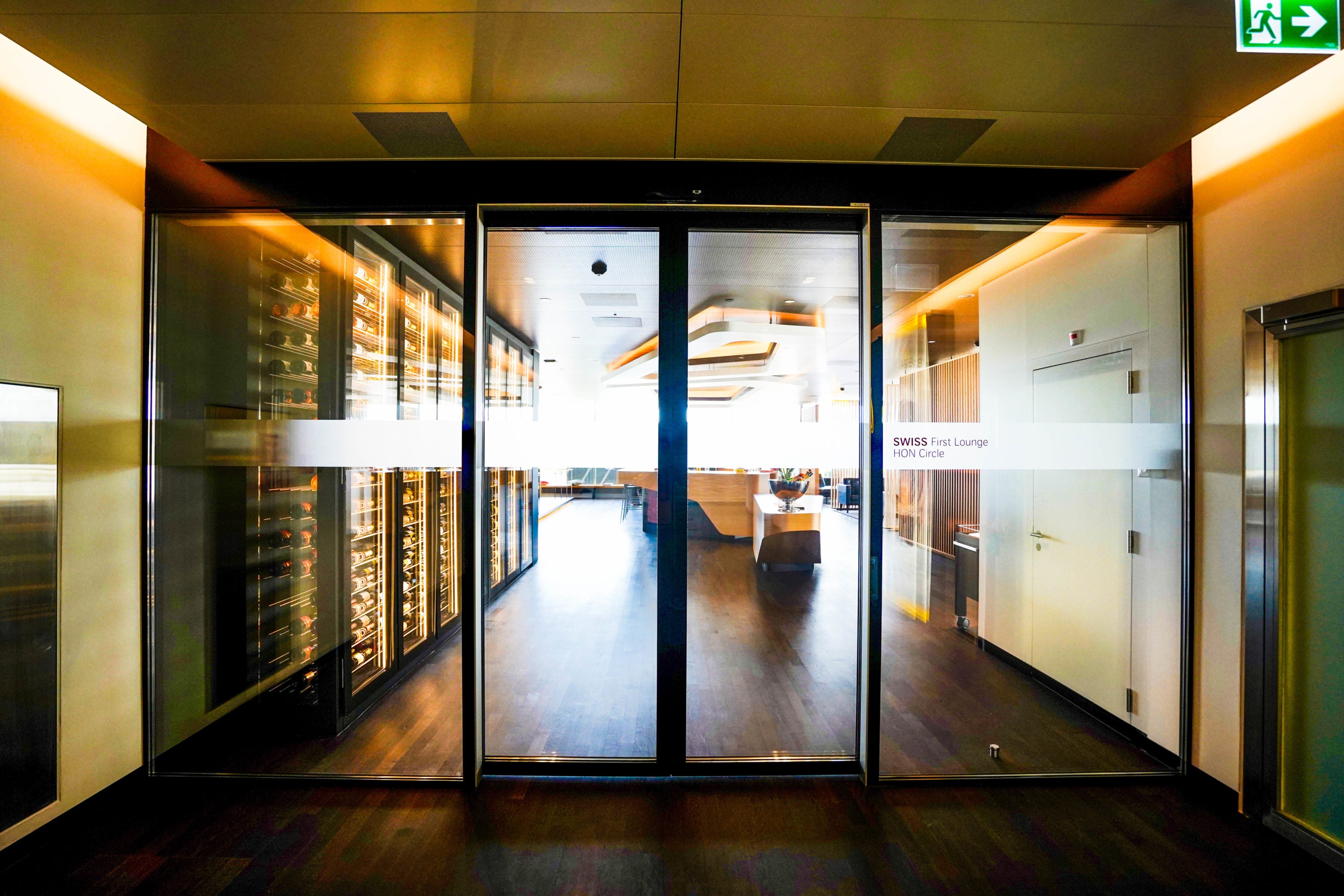 SWISS Air First Class Lounge Entrance SWISS Air First Class Lounge Entrance