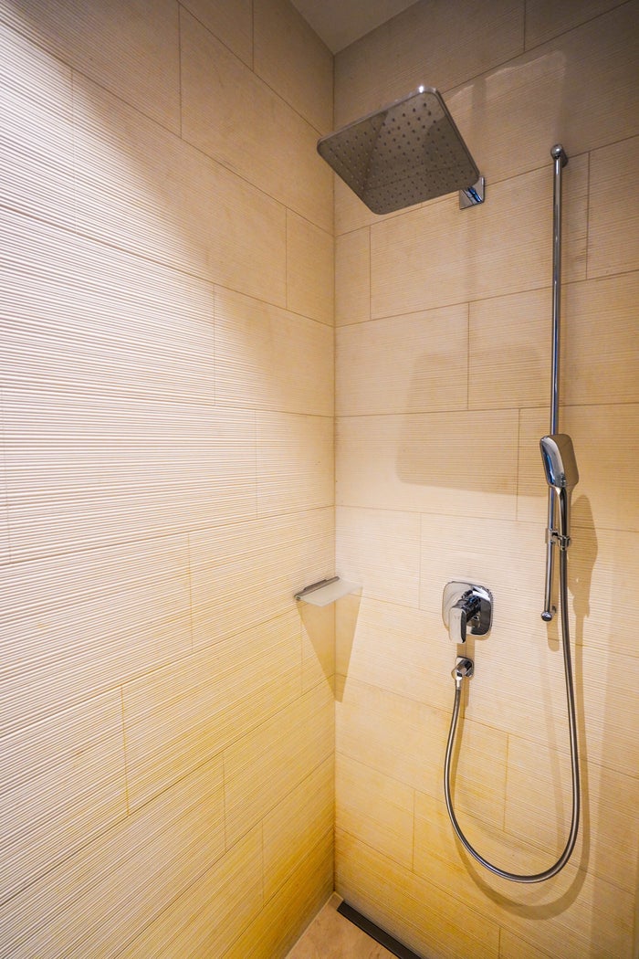 SWISS Air First Class Lounge Shower SWISS First Class Lounge Shower