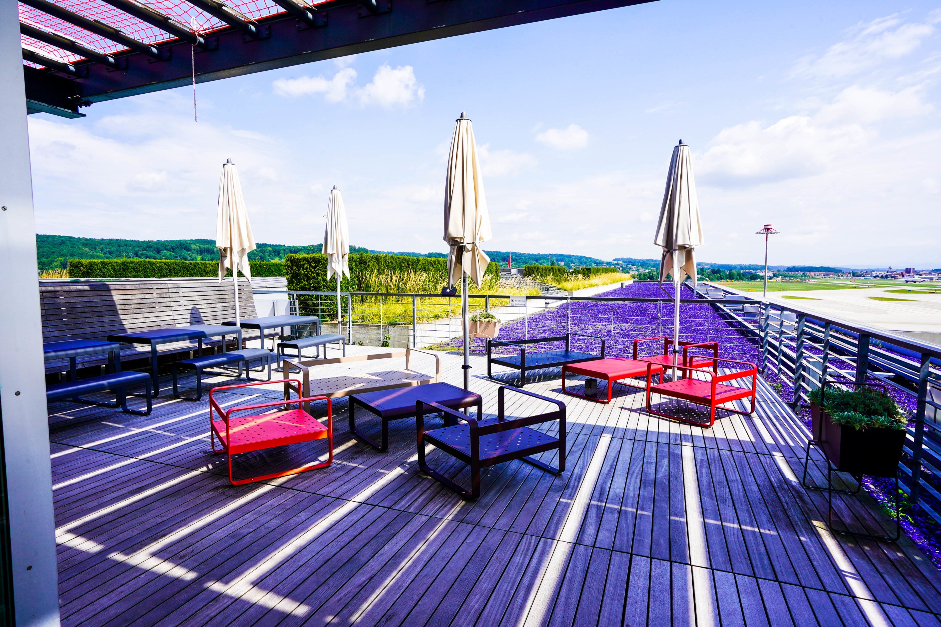 SWISS Air First Class Lounge Terrace SWISS Air First Class Lounge Terrace