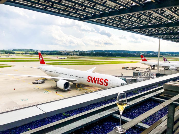 SWISS Air First Class Lounge Views SWISS First Class Lounge Views