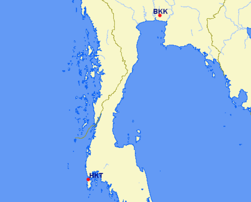 THAI Airways hubs and focus cities THAI Airways hubs and focus cities