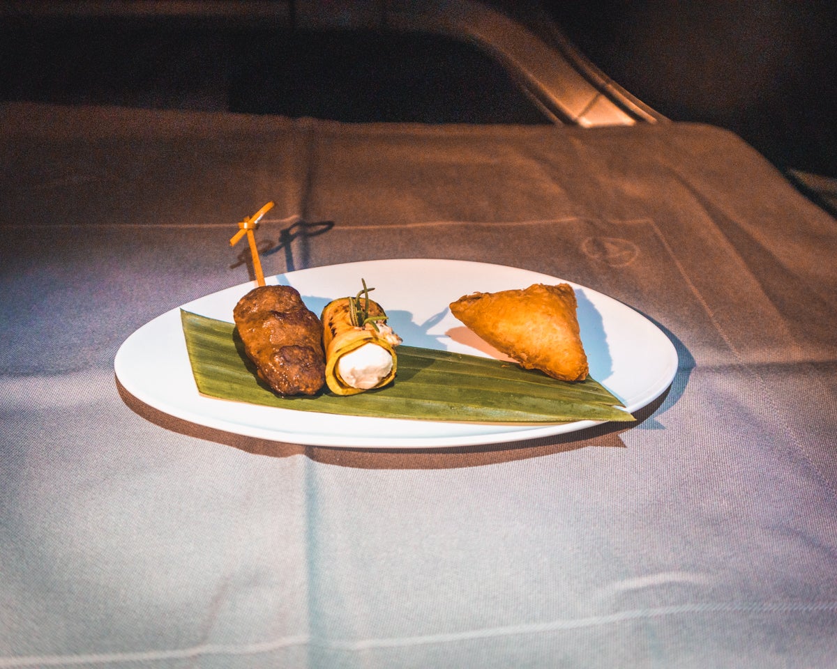 Turkish Airlines Boeing 787 9 Business Class Amuse Bouche