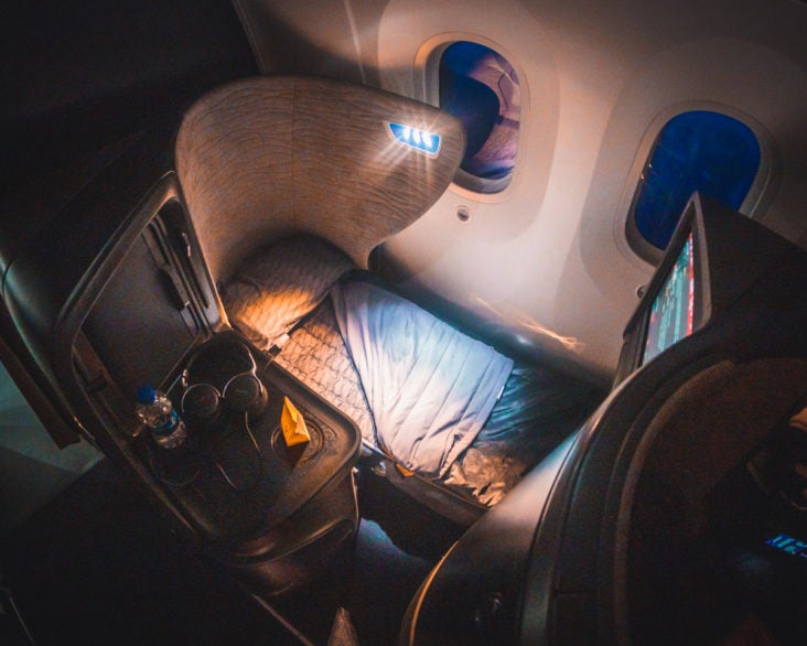 Turkish Airlines Boeing 787 9 Business Class Flatbed