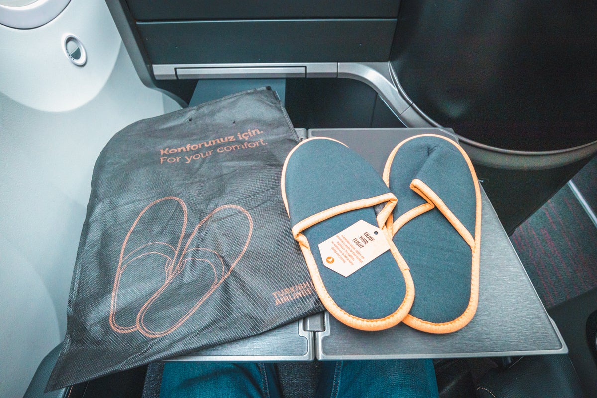 Turkish Airlines Boeing 787 9 Business Class Slippers