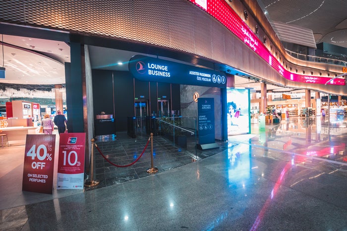 Turkish Airlines Business Lounge Assisted Entrance Istanbul New Airport