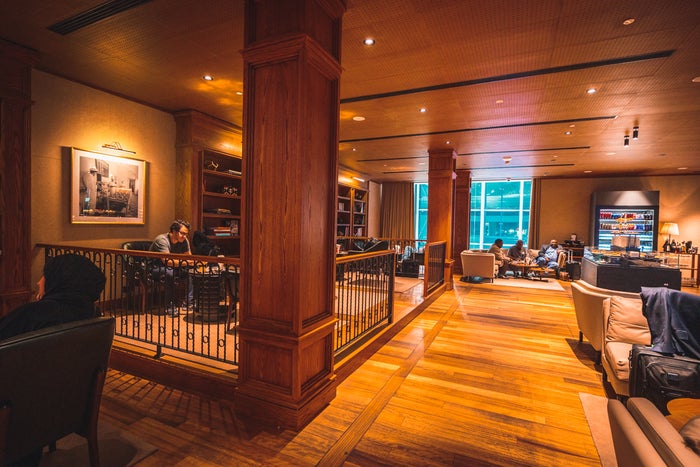 Turkish Airlines Business Lounge Cozy Lounge Area