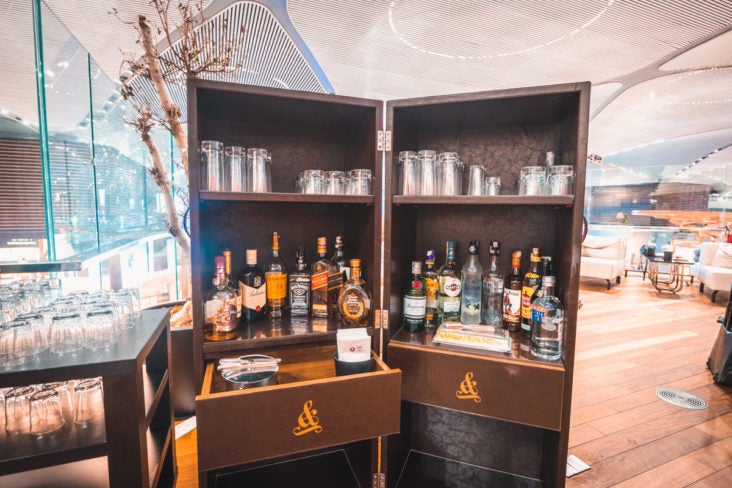 Turkish Airlines Business Lounge Spirt Cupboard Turkish Airlines Business Lounge Spirt Cupboard