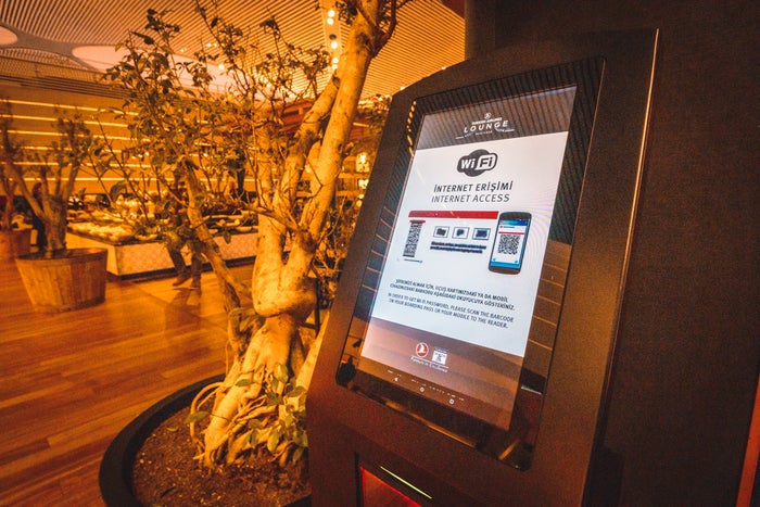 Turkish Airlines Business Lounge Wi Fi Access