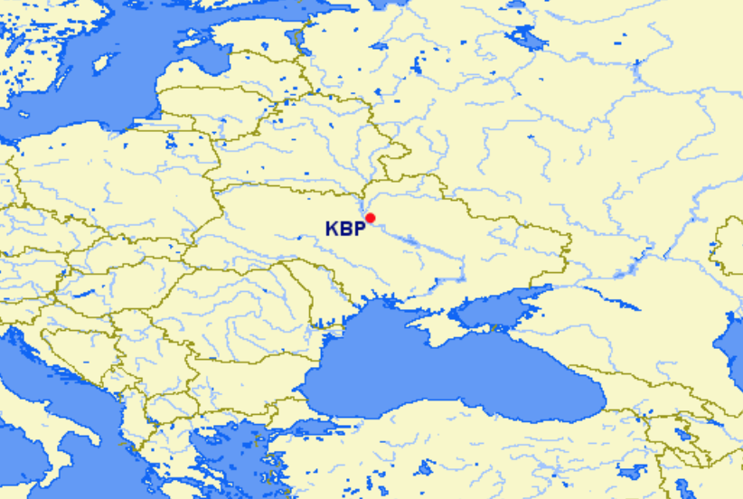 Ukraine International Airlines hubs and focus cities