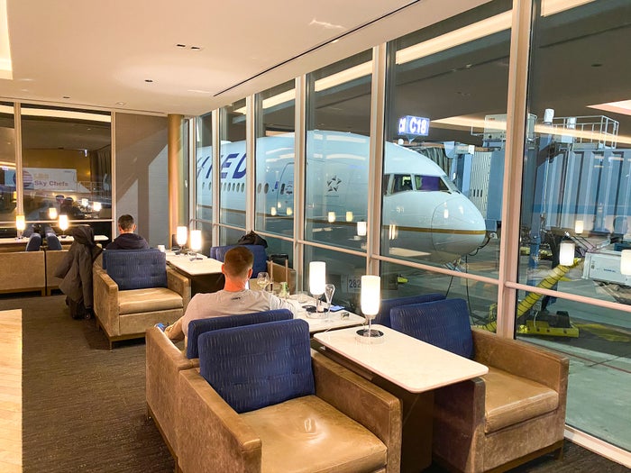 United Polaris Lounge ORD View United Polaris Lounge ORD View