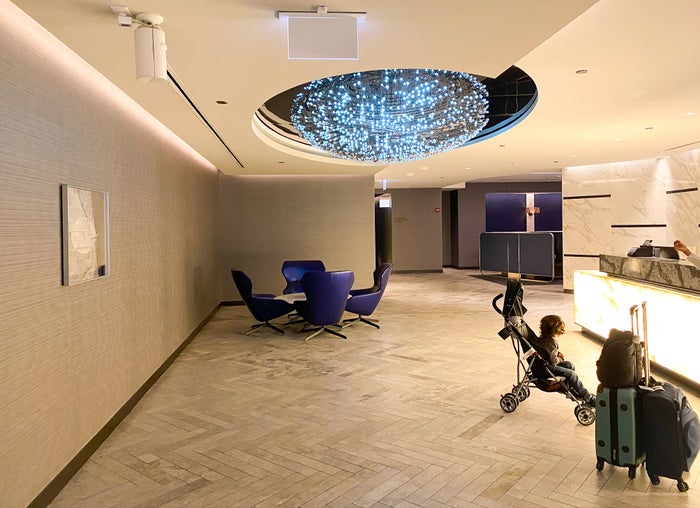United Polaris Lounge ORD Welcome Desk United Polaris Lounge ORD Welcome Desk