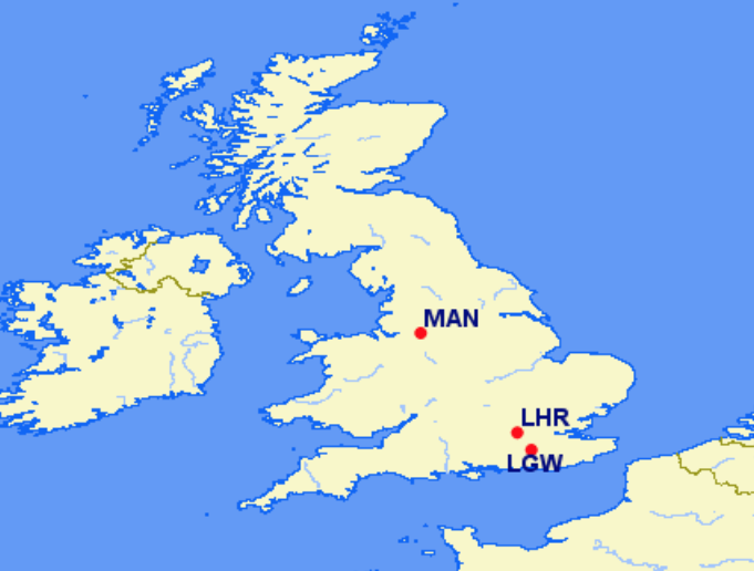 Virgin Atlantic hubs and focus cities Virgin Atlantic hubs and focus cities