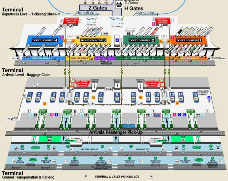 Washington Dulles International Airport Iad Terminal Guide 2020