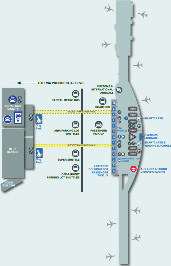 Austin-Bergstrom International Airport, AUS - Terminal Guide [2022]