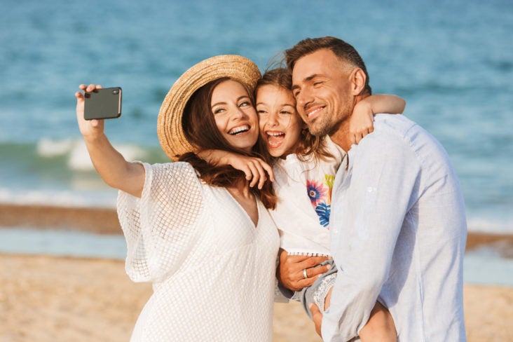 Family Vacation Selfie Family Vacation Selfie
