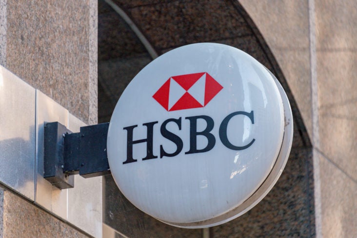 HSBC HSBC sign