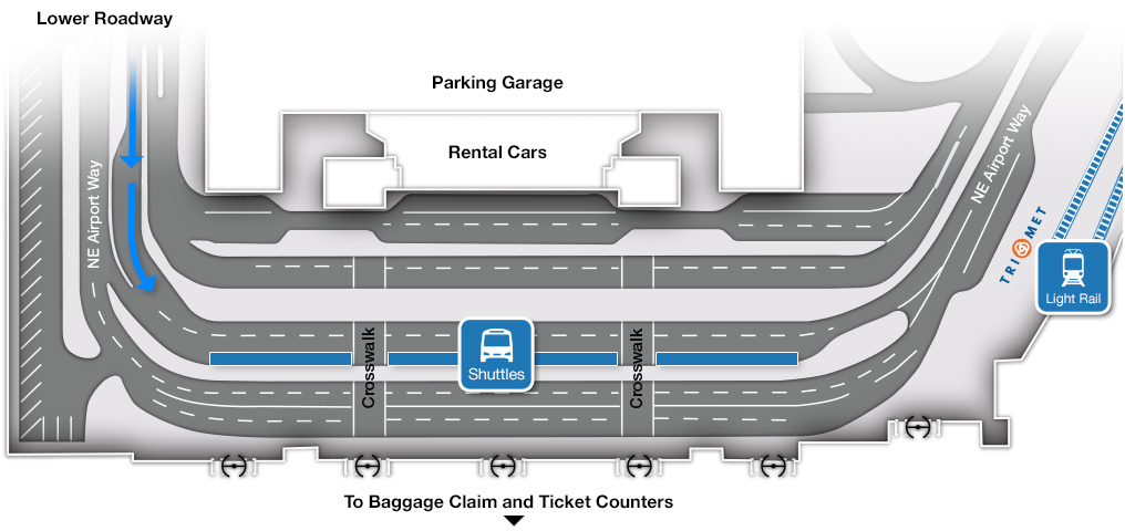 Portland International Airport Terminal Map