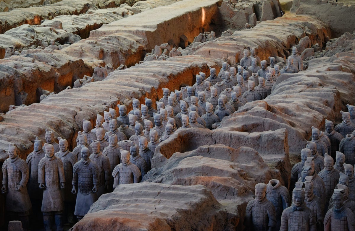 terra cotta warriors of xian