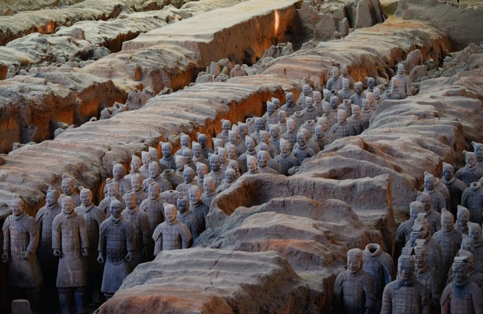 terra cotta warriors of xian