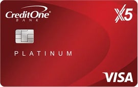 Credit One Bank® Platinum X5 Visa®