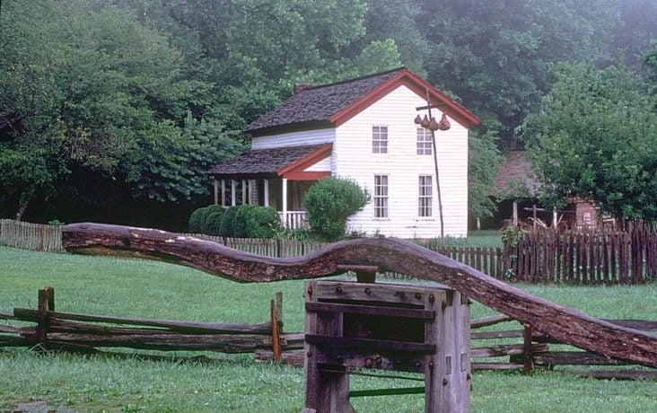 Gregg Cable House in Cades Cove in Great Smoky Mountains National Park Gregg Cable House in Cades Cove in Great Smoky Mountains National Park