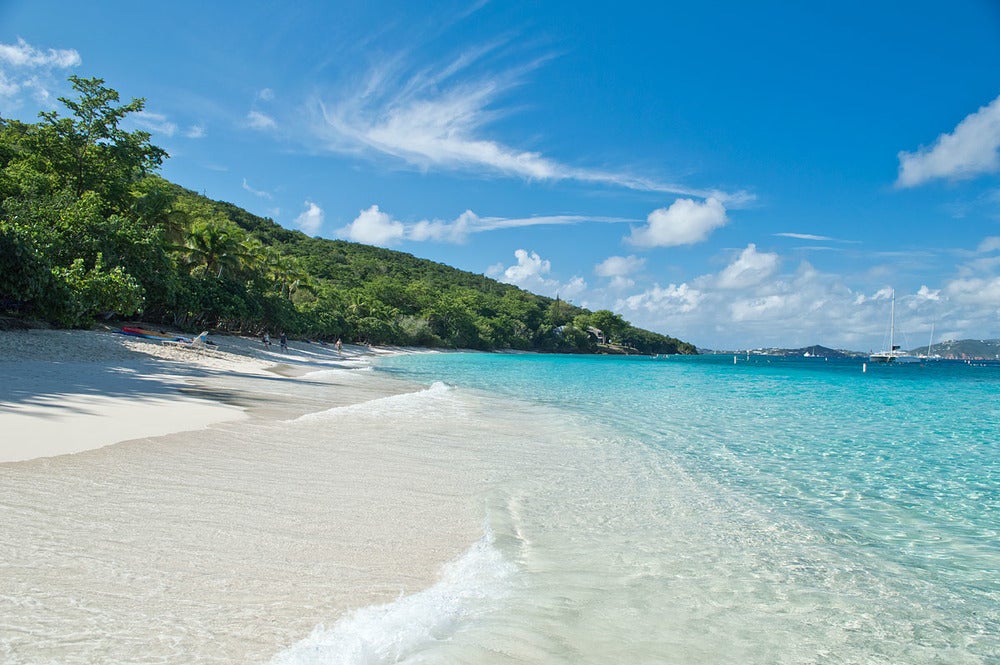 Honeymoon Beach in the Virgin Islands National Park