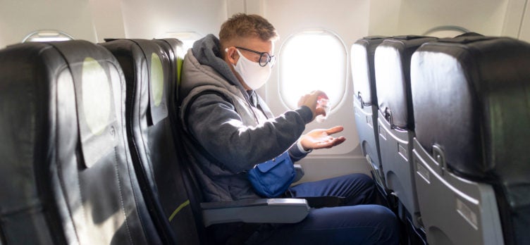 How to Sanitize Your Airplane Seat