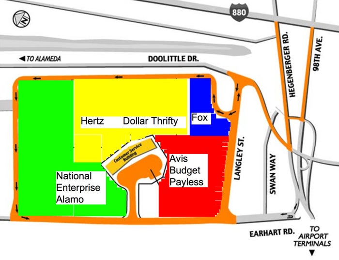Oakland International Airport car rental