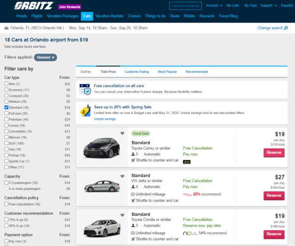 How to Book Cheap Car Rentals in Orlando, FL [2023]