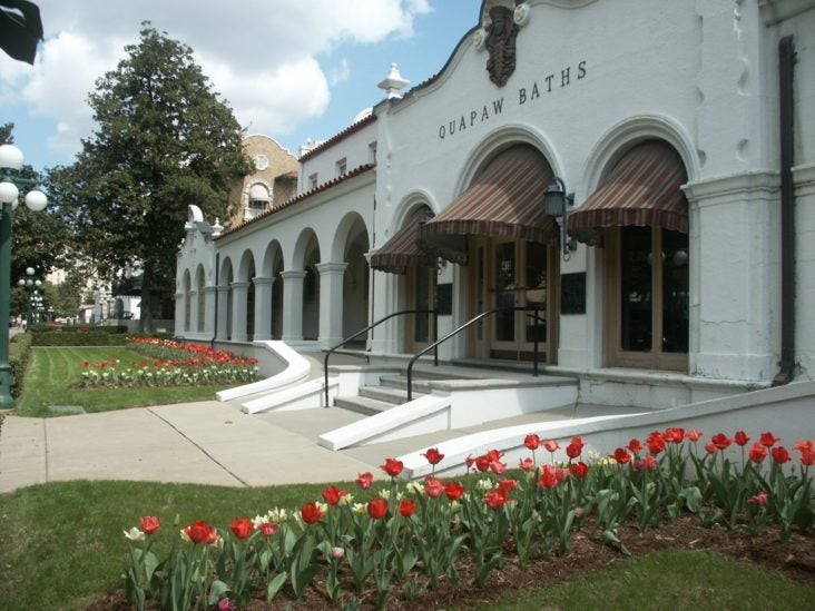 Quapaw Bathhouse at Hot Springs National Park Quapaw Bathhouse at Hot Springs National Park
