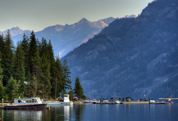 Stehekin at Lake Chelan in North Cascades National Park Stehekin at Lake Chelan in North Cascades National Park