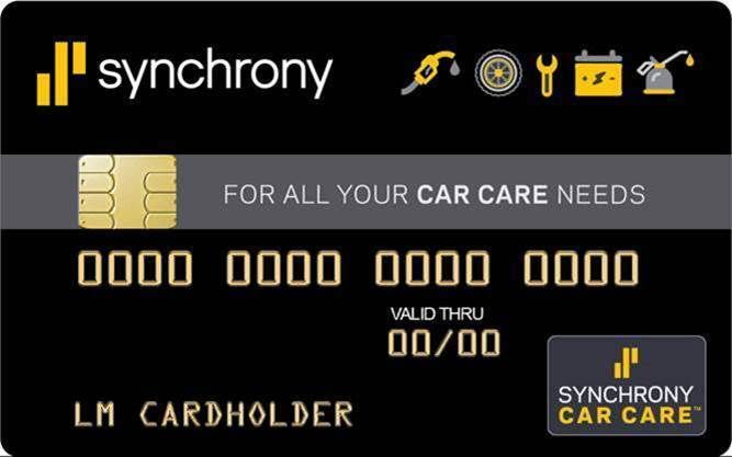 Synchrony Car Care Credit Card