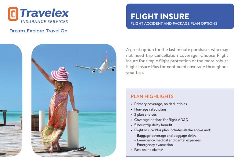 Travelex Flight Insurance