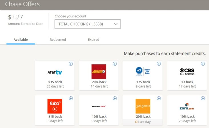 Chase Offer Streaming Chase Offer Streaming