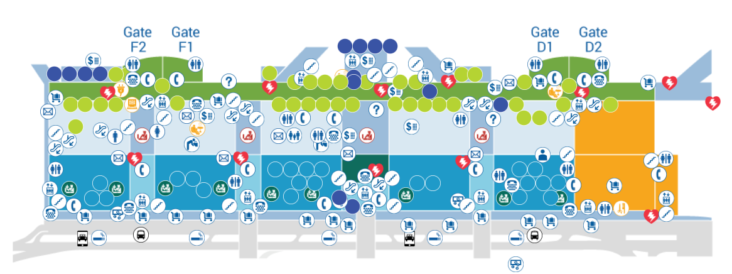 Honolulu International Airport Map Daniel K. Inouye International Airport [Hnl] - Terminal Guide