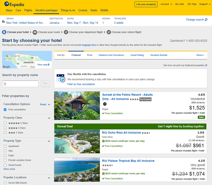 last minute travel deals website