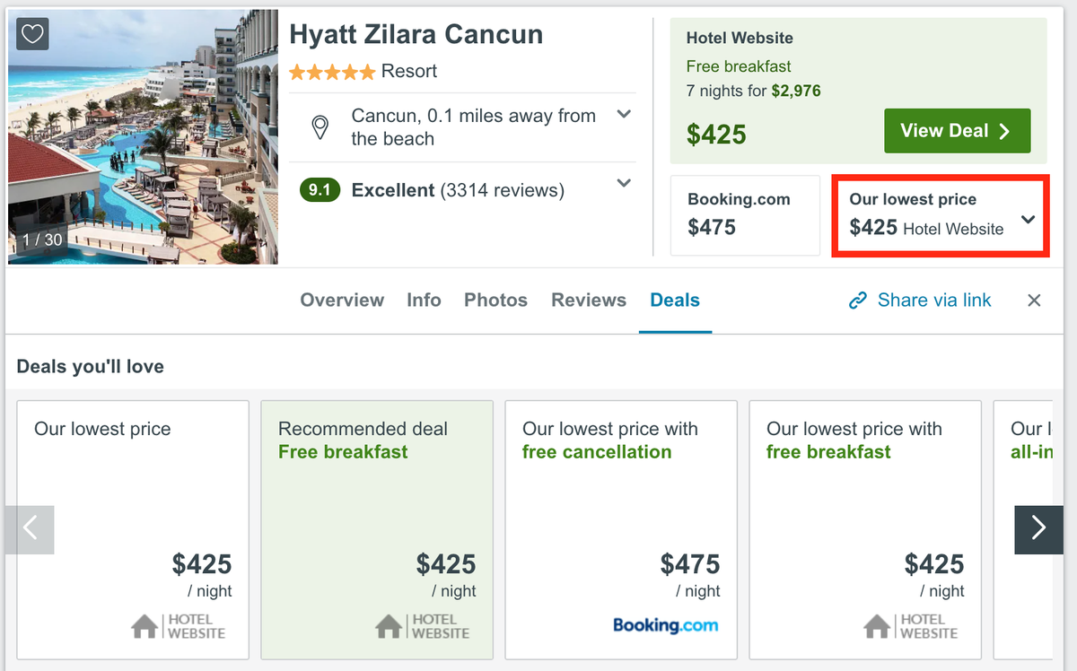 How to find low prices on Trivago