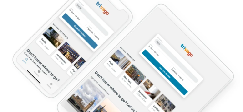 How to use trivago to search for a hotel